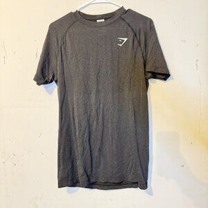 Gymshark Women's Black Short Sleeve Yoga Gym Athletic Activewear T-Shirt Top M